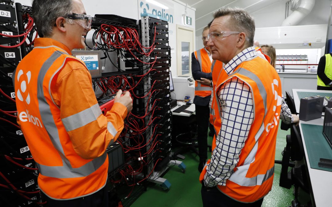 Gelion launches Australian battery manufacturing facility
